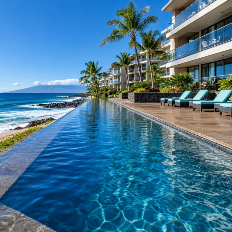 Kihei Menehune Shores: refined oceanfront condos with poolside elegance on Maui