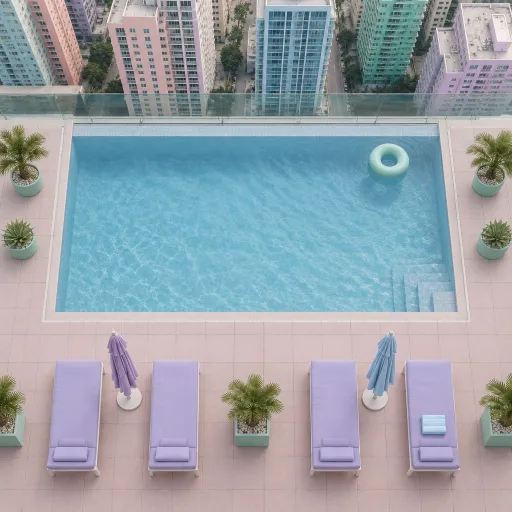 City rooftop pools that compete with the coastline: where the urban skyline replaces the sea