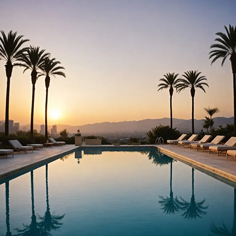 An elegant guide to the best hotel pools in Los Angeles for a refined escape