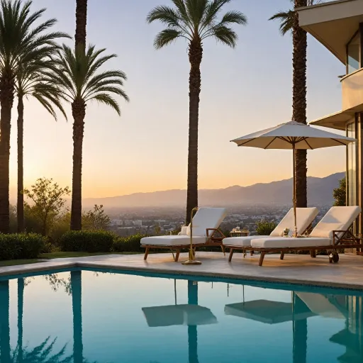 An elegant guide to the best Los Angeles hotel pools for a glamorous stay