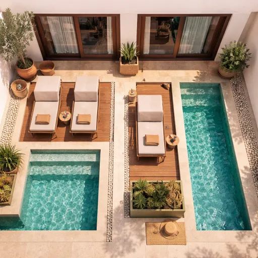 Swim-up suites and private plunge pools: properties where the room meets the water