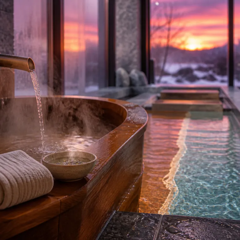 Contrast pools, thermal circuits and in-room soaking tubs: the wellness pools designed to heal