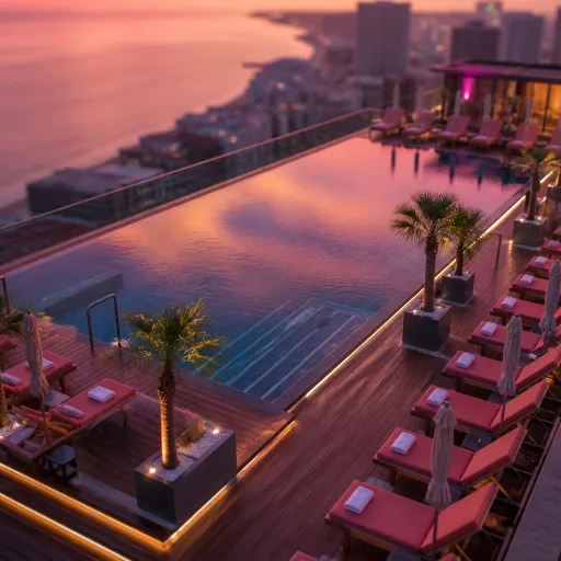 The swim before the crowd: what the early morning pool reveals about a luxury hotel